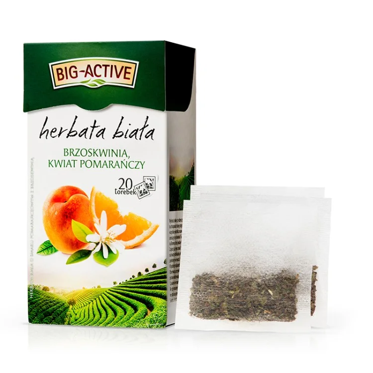 HERBAPOL BIG ACTIVE WHITE TEA WITH PEACH ORANGE BLOSSOM